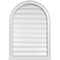Ekena Millwork Round Top Surface Mount PVC Gable Vent: Functional, w/ 2"W x 2"P Brickmould Sill Frame, 24"W x 34"H GVPRT24X3403SF - alternate 1